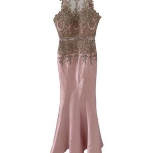Pink Evening Gown - size 6 - small